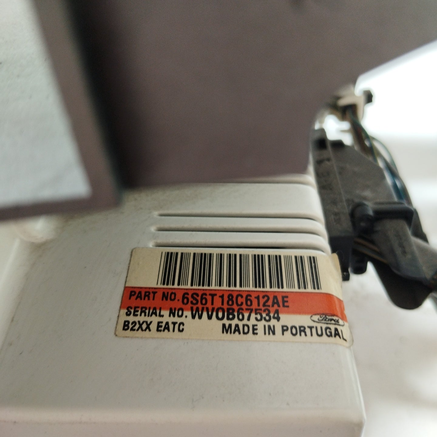 Klimabedienteil mit Struktur Ford Fiesta 2007 Code: 6s6t18c612ae ecoAG2410