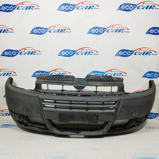 Black plastic front bumper Fiat Doblo 2006 code: 735388353 ecoAC4651