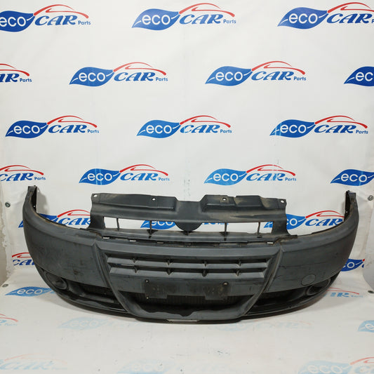 Black plastic front bumper Fiat Doblo 2006 code: 735388353 ecoAC4651
