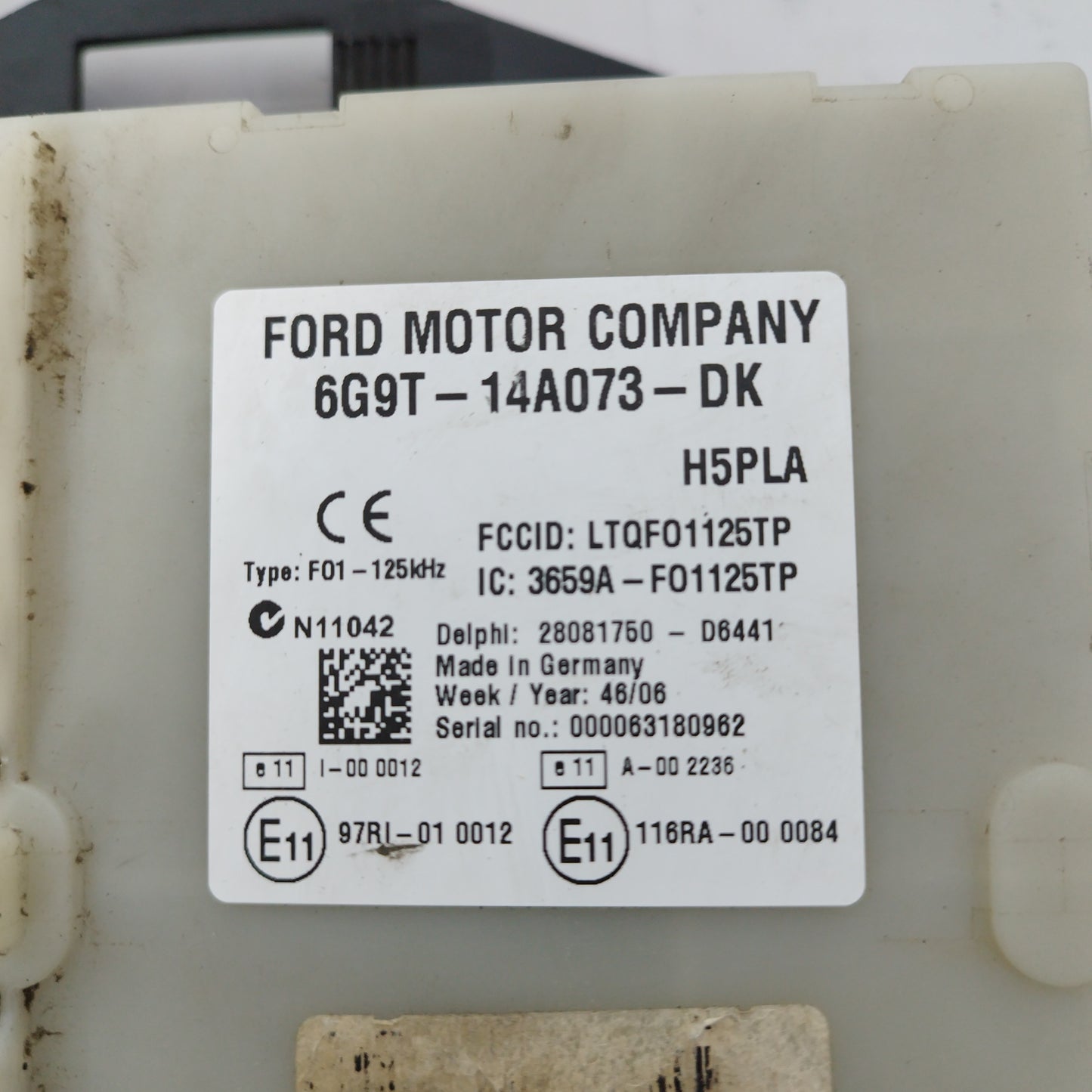 Centralina body computer Ford s-max 2.0 TDCi 2007 codice 6g9t-14a073-dk ecoac4659