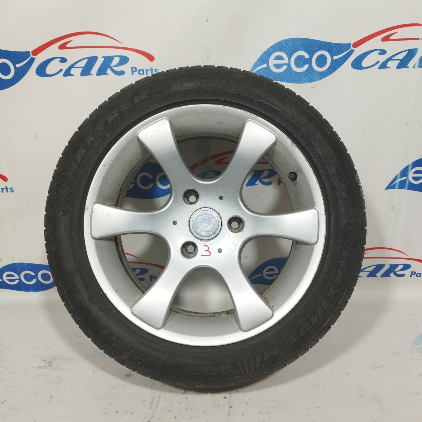 Cerchi in Lega da 15 pollici 5 con gomme Smart Fortwo 450 2005 codice: 0015436v001 ecoAC4677