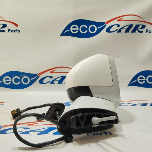Citroen C5 2010 elektrischer rechter Außenspiegel weiß 2-polig 13-adrig ecoAG2505
