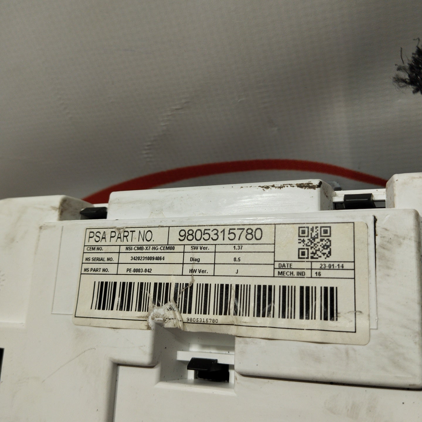 Quadro strumenti Citroen C5 2.0 HDI  2010 Cod. 9805315780 ecoAG2412