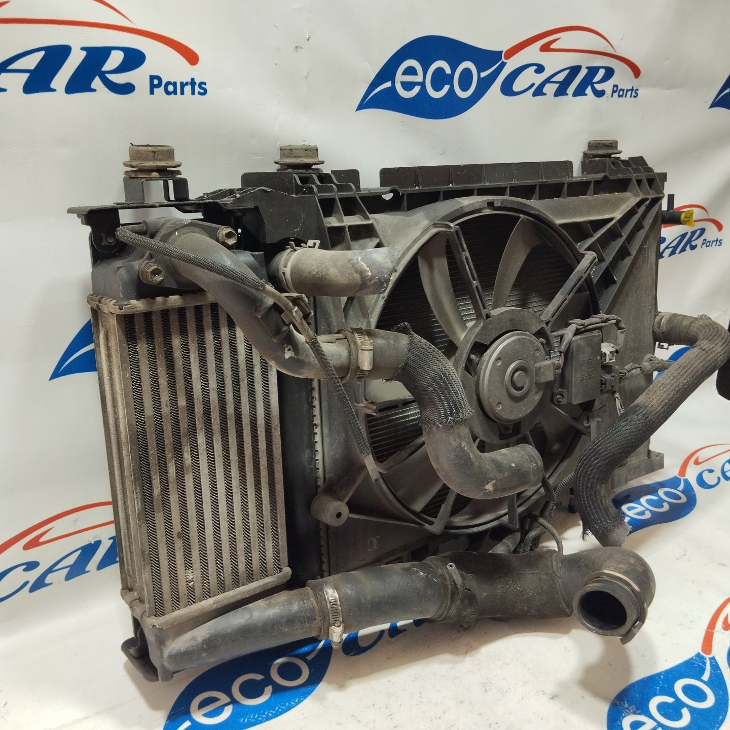 Komplettes Kühlerset für Toyota Auris 1.4 D4D, Baujahr 2007, Teilenummer: MF422750-191E, ecoAG2538
