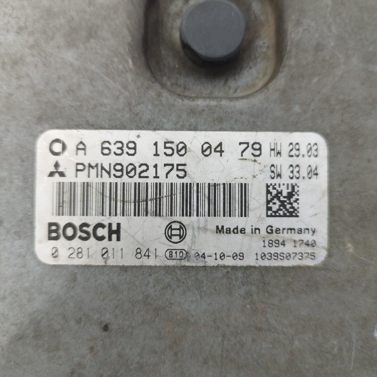 Centralina motore Smart Forfour 1.5 CDI 2005 codice Bosch: 0281011841 / a6391500479 ecoAC4780