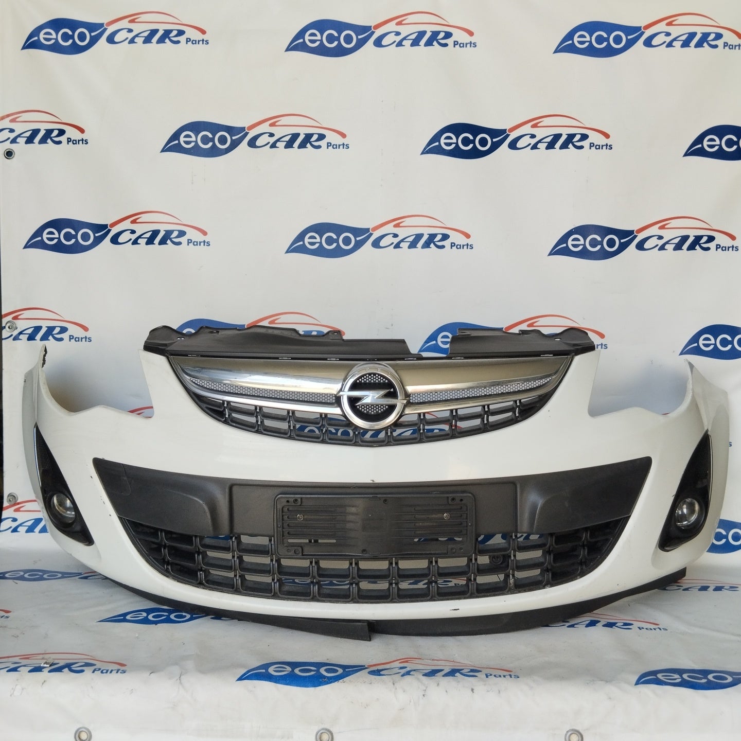 White front bumper Opel Corsa D 2012 5 Doors ecoAG2609