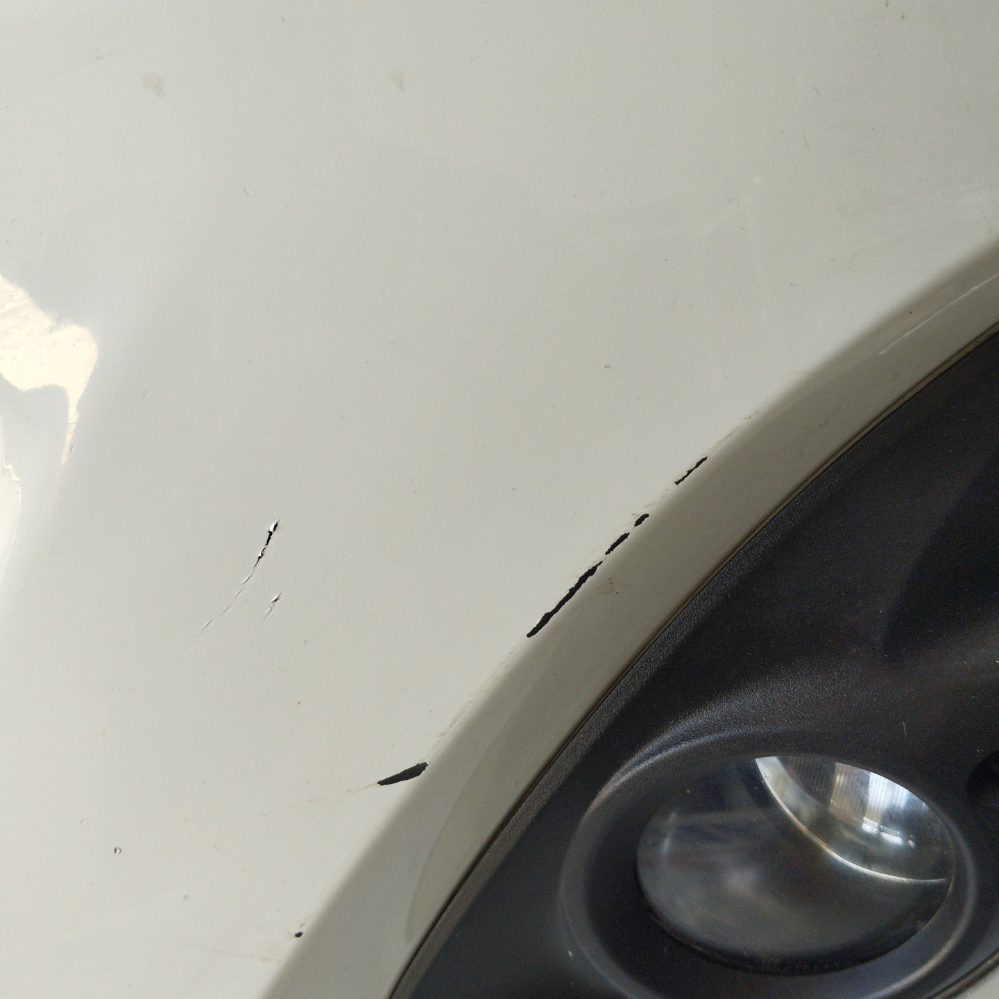 White front bumper Opel Corsa D 2012 5 Doors ecoAG2609