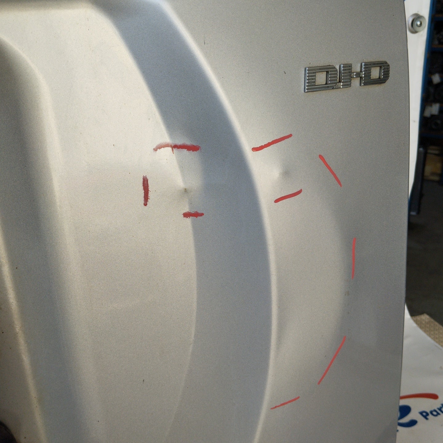 Portellone grigio argento Mitsubishi Pajero 2005 ecoAG2623