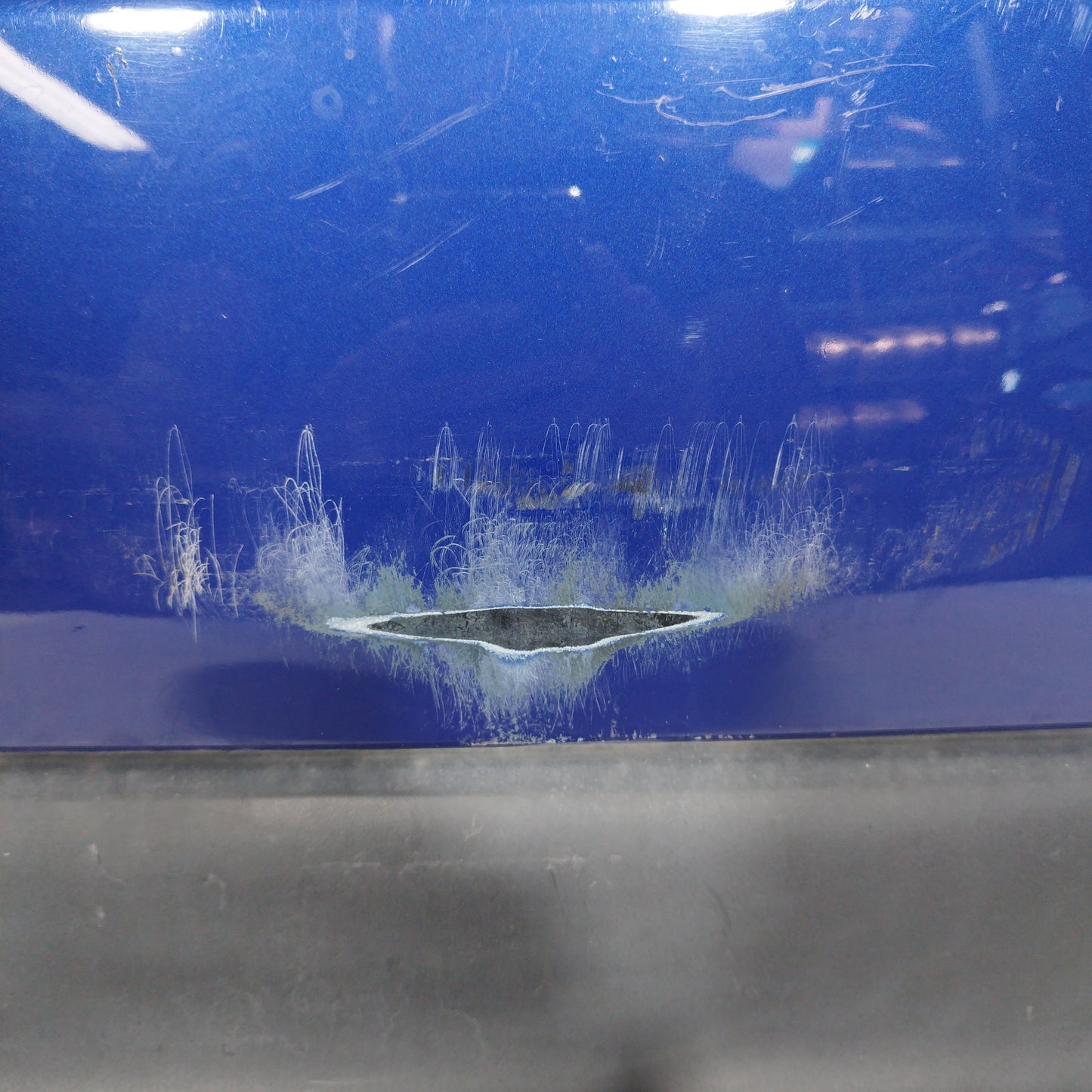 Paraurti posteriore centrale blu Smart Fortwo 450 2005 ecoAC4869