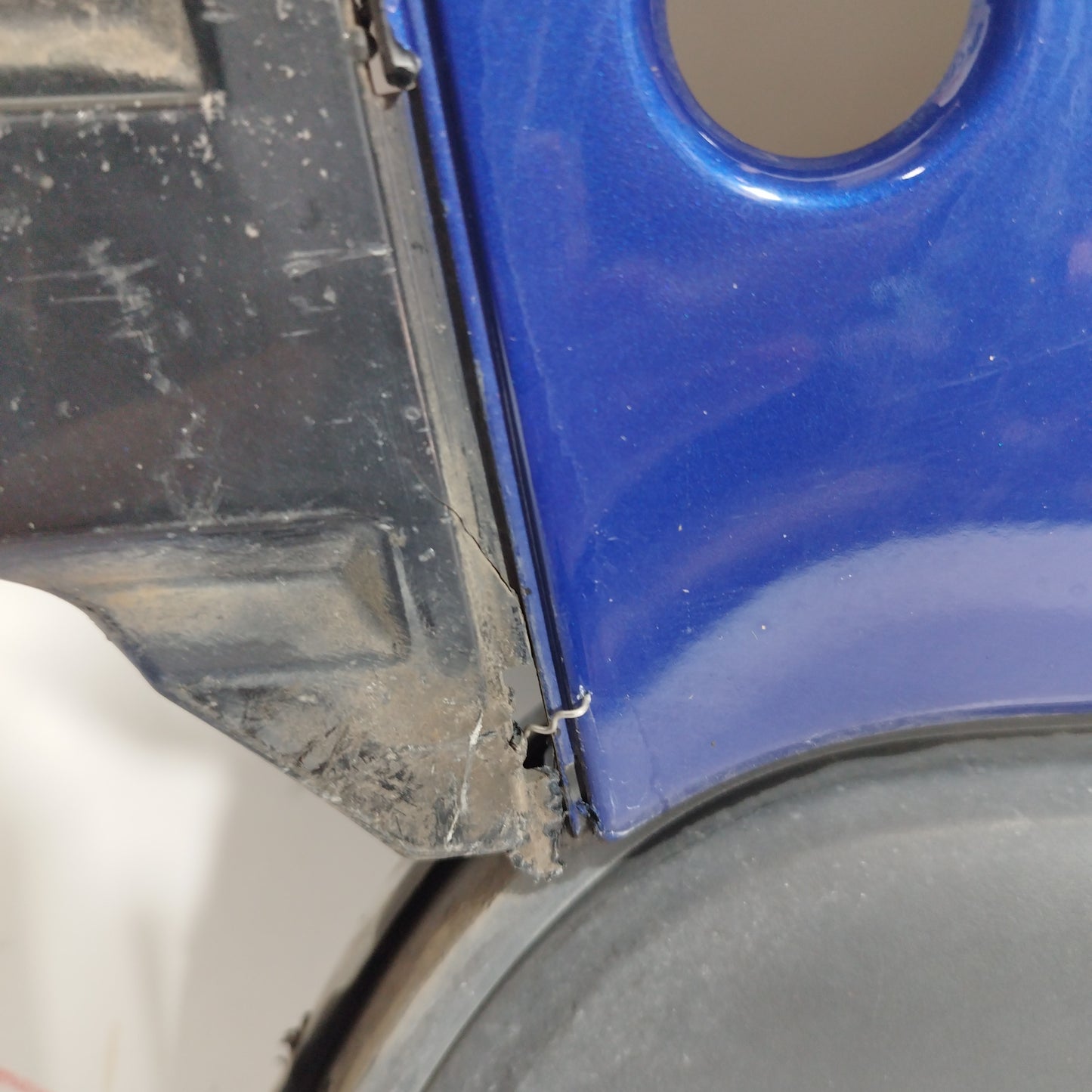 Paraurti posteriore centrale blu Smart Fortwo 450 2005 ecoAC4869