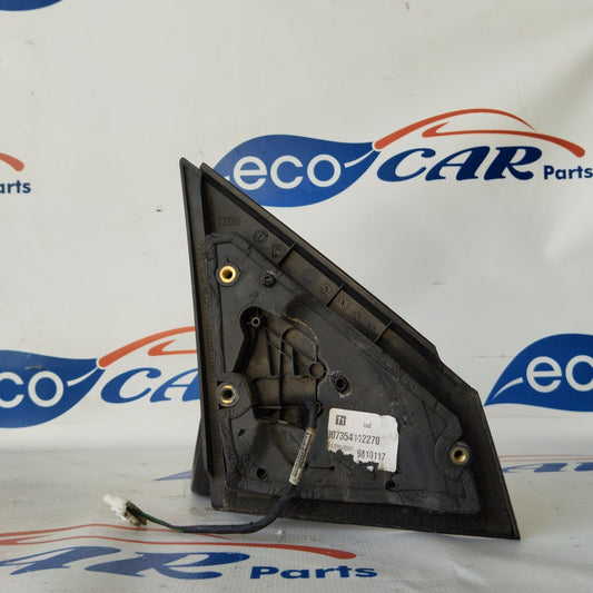 Silver gray electric left mirror Lancia Ypsilon 2006 5 wires ecoAG2657