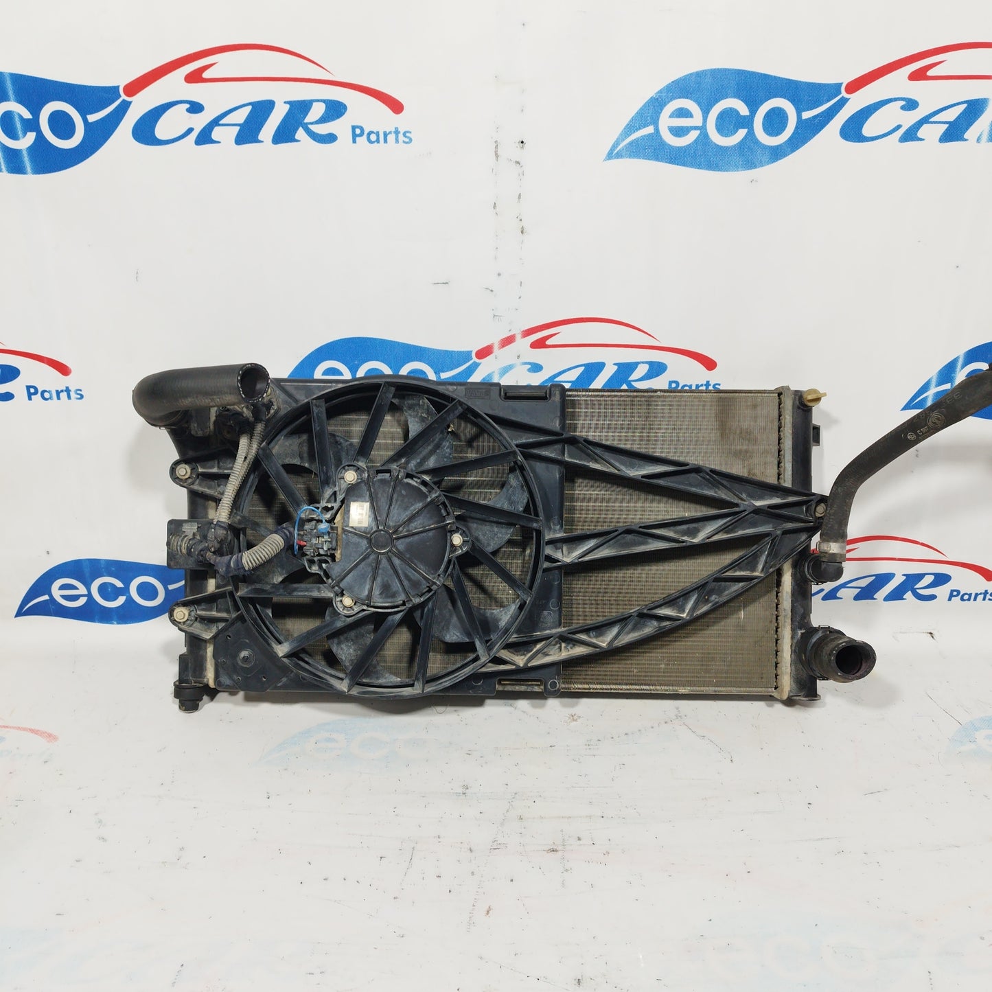 Radiatore acqua completo di ventola Fiat Panda 1.2 b 2008 ecoAC4908