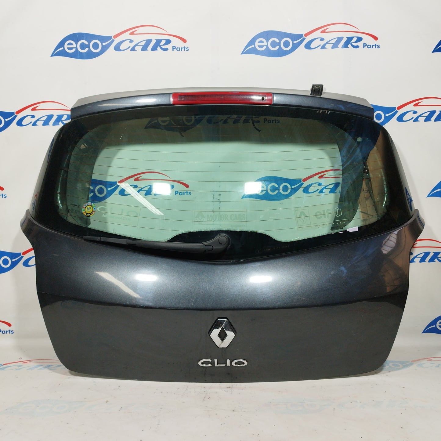 Dunkelgraue Heckklappe Renault Clio 2006 ecoAC4912