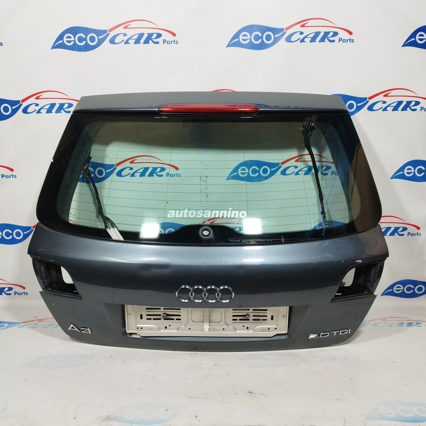 Dunkelgraue Heckklappe Audi A3 Sportback 2007 ecoAC4913
