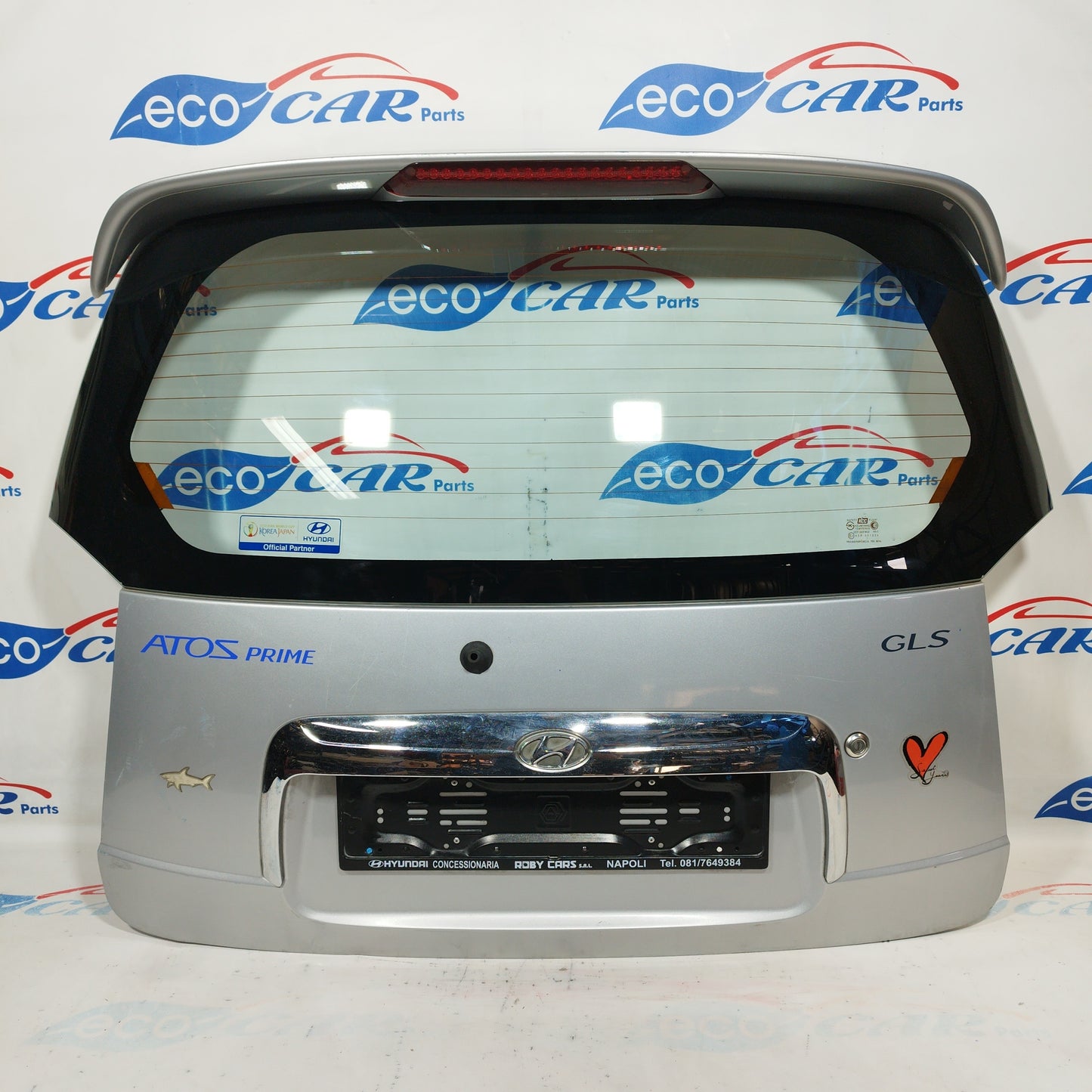 Silver gray tailgate Hyundai Atos 2001 ecoAC4926