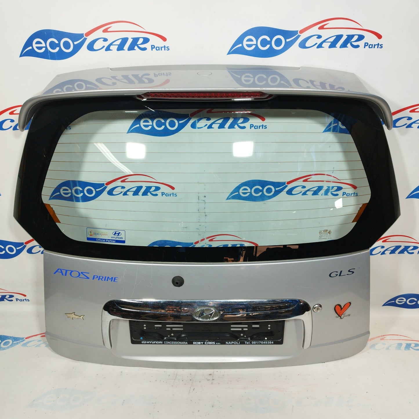 Silver gray tailgate Hyundai Atos 2001 ecoAC4926