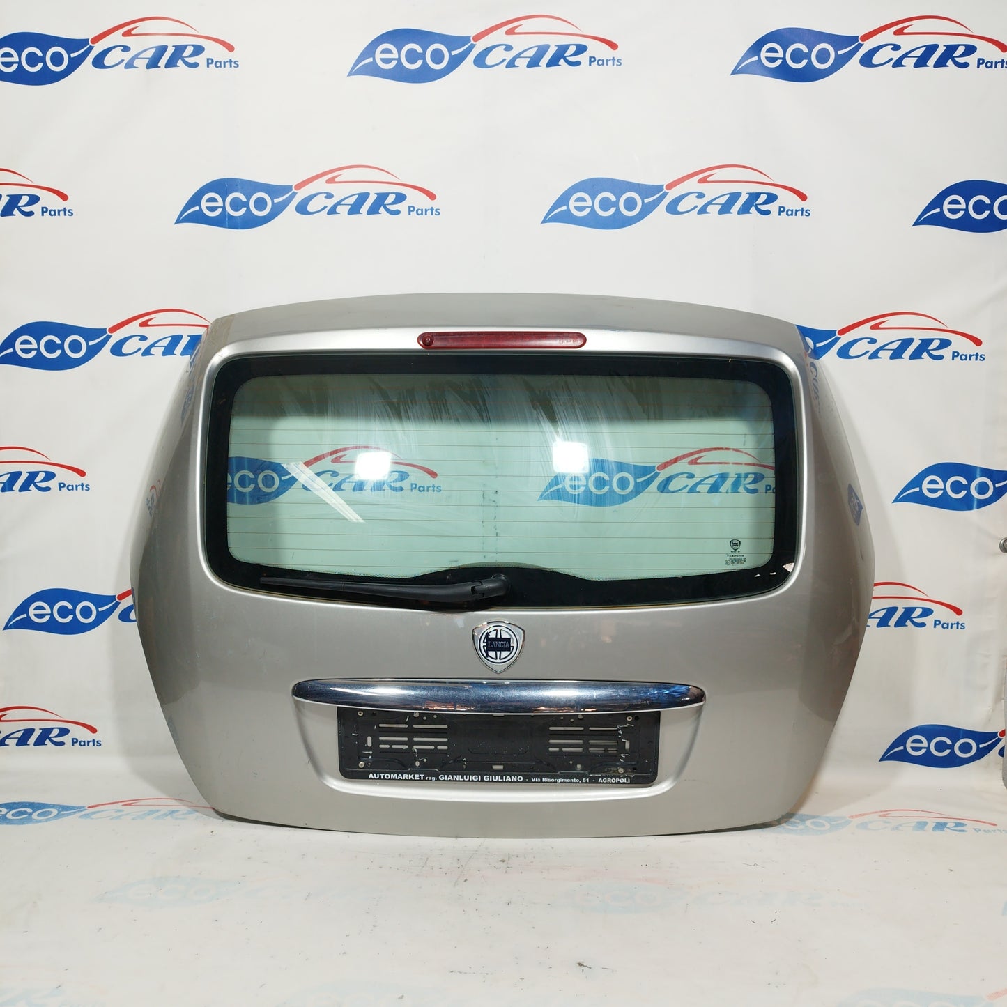Silver gray tailgate Lancia Y 2005 ecoAC4931