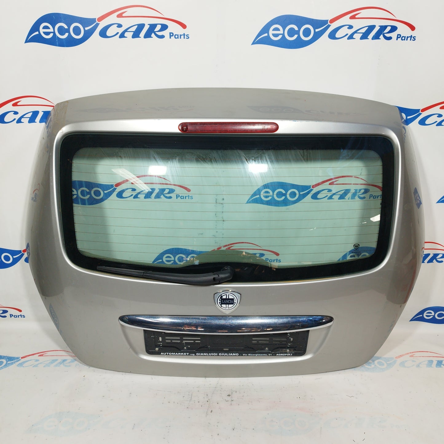 Silver gray tailgate Lancia Y 2005 ecoAC4931