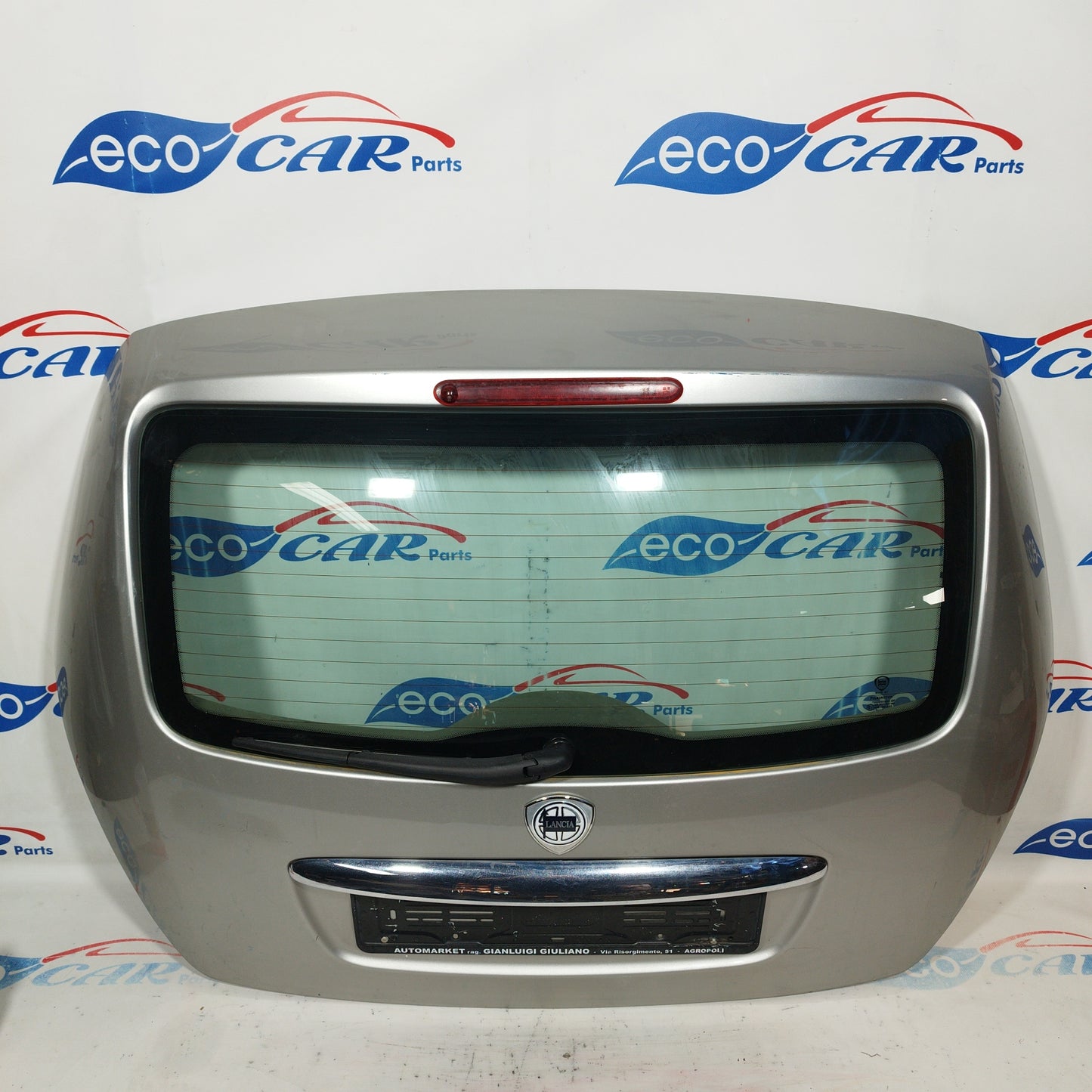 Silver gray tailgate Lancia Y 2005 ecoAC4931