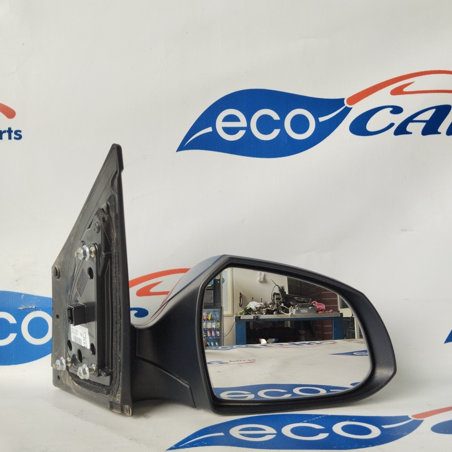 Blue electric right mirror Hyundai i10 2017 code: 87627-b9010 3 pin ecoAG2686