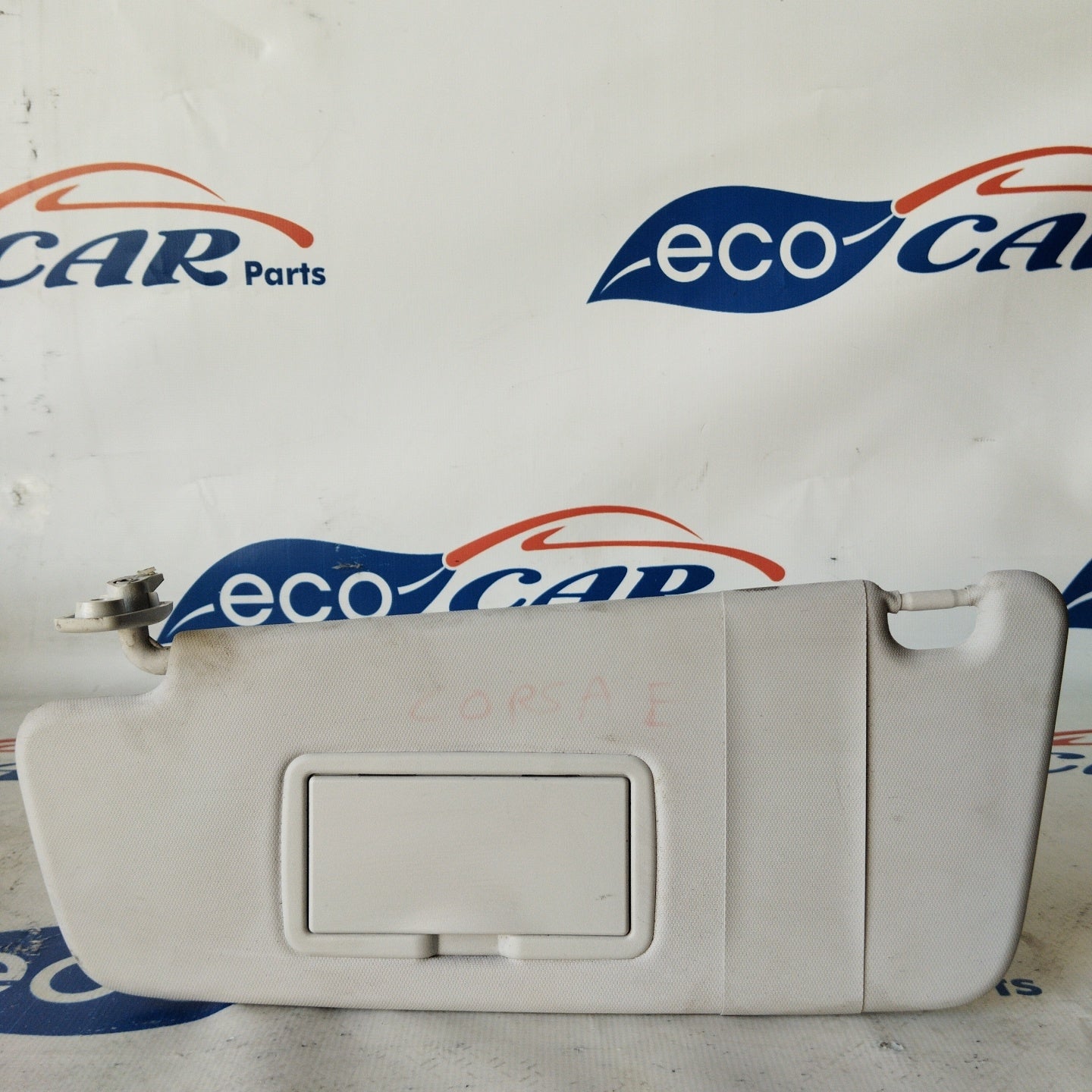 Aletta parasole sx grigio chiaro Opel Corsa E 2017 ecoAG2705