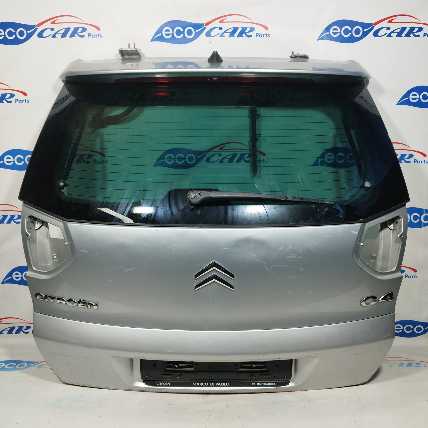 Silver gray tailgate Citroen C4 Picasso 2007 ecoAC4985