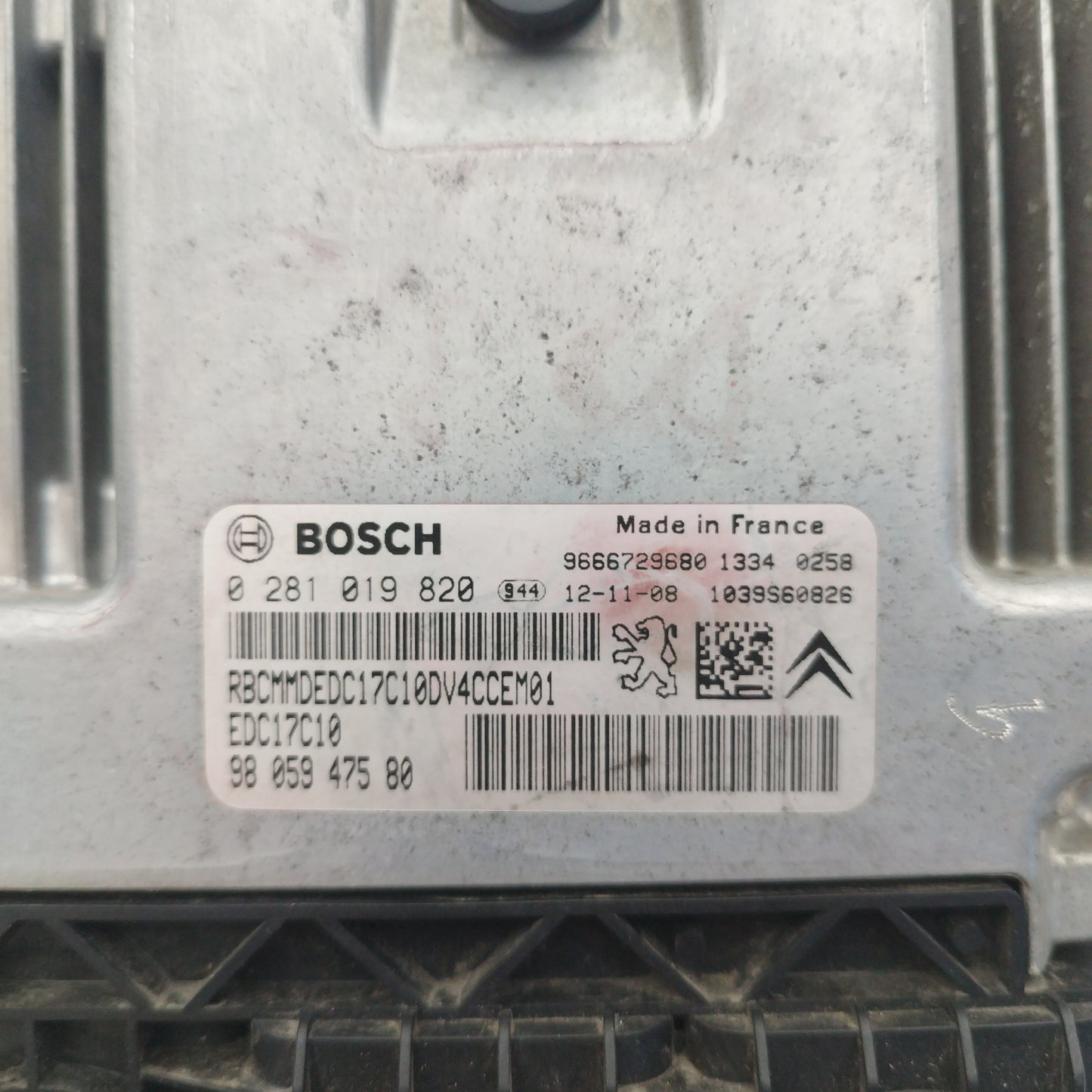 Zündkit Citroen DS3 1.4 HDi 2012 Code: 0281019820 ecoAC4993