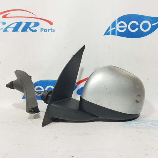 Manueller linker Außenspiegel, silbergrau, Fiat Panda 2010 ecoAC4998