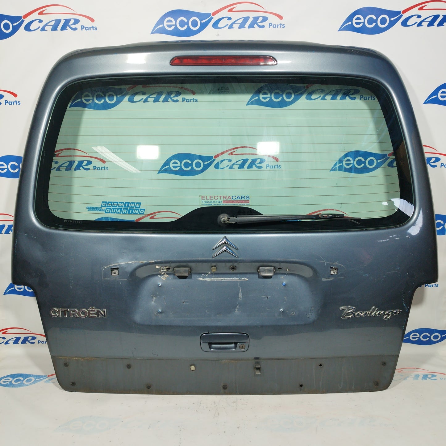 Dunkelgraue Heckklappe Citroen Berlingo 2007 ecoAC5037
