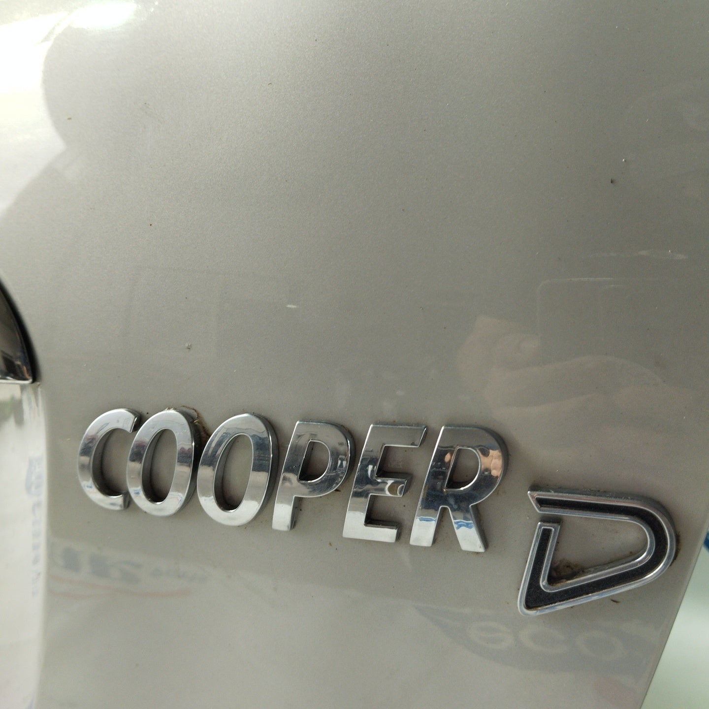 Mini Cooper R56 ecoAG2752 silver grey tailgate missing handle