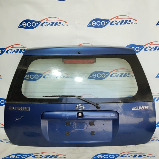 Suzuki Ignis 2005 ecoAG2779 blaue Heckklappe