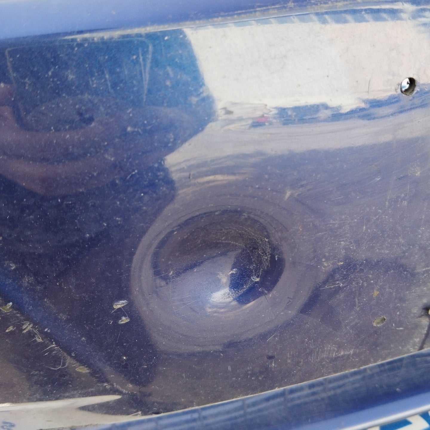 Blue front bumper Fiat Croma 2008 ecoAG2792