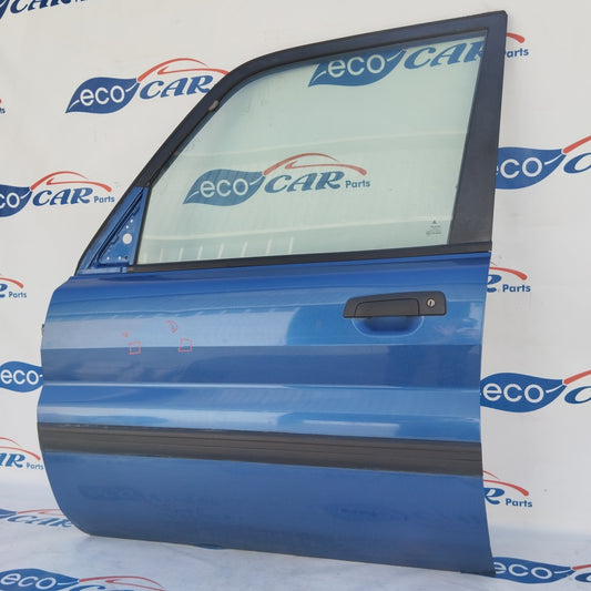 Blue left front door Mitsubishi Pajero Pinin 1999 ecoAG2794