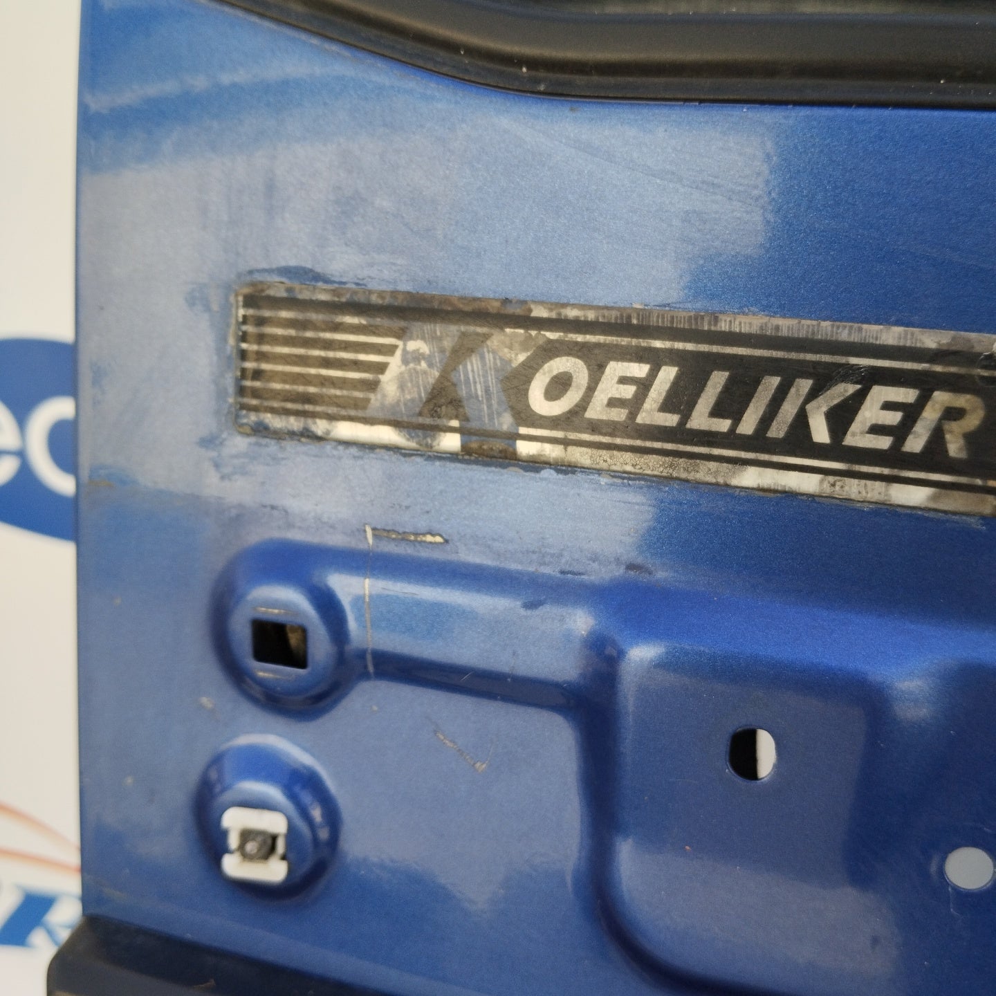 Blue tailgate Mitsubishi Pajero Pinin 1999 ecoAG2795