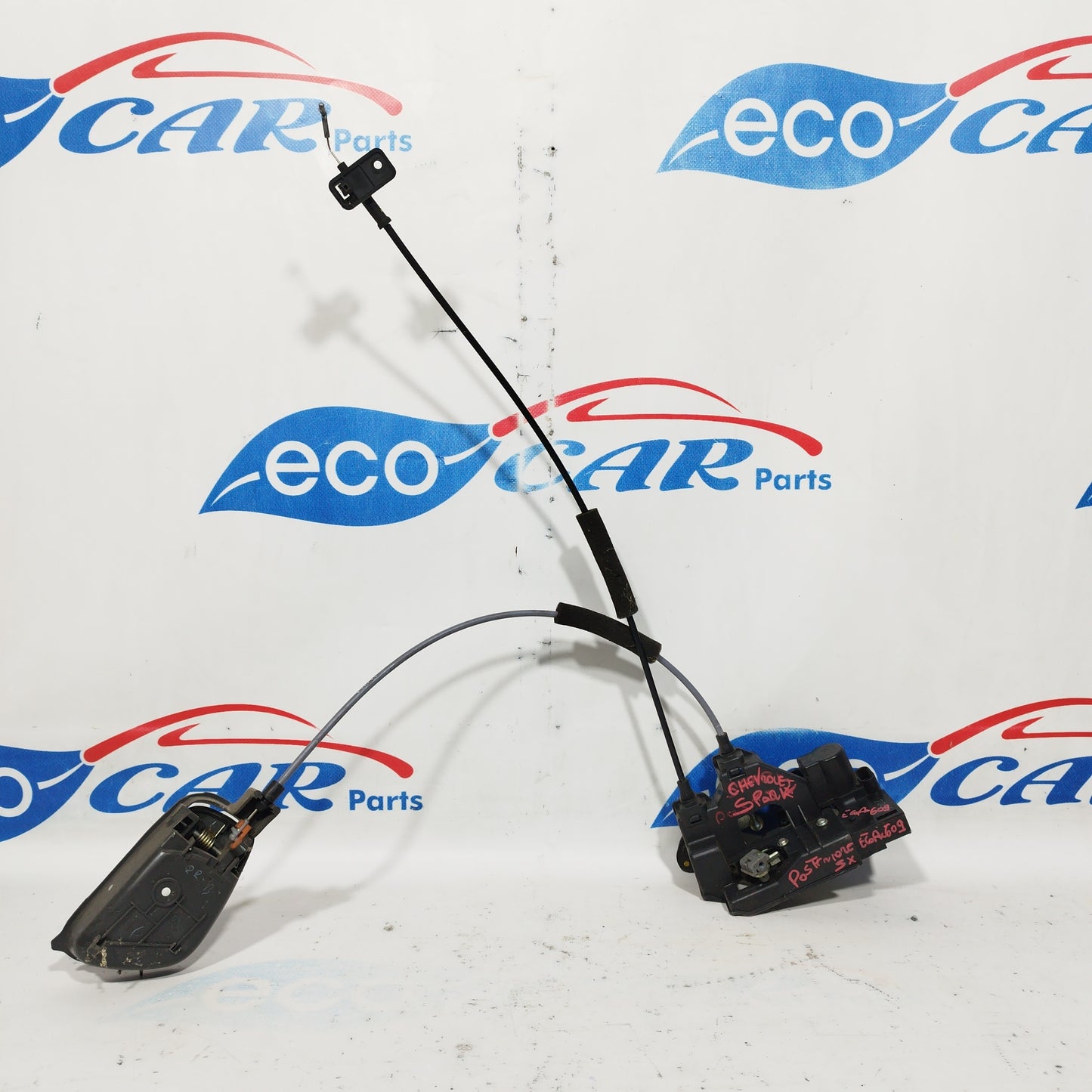 Lock complete with left rear handle Chevrolet Spark 2011 ecoAC609