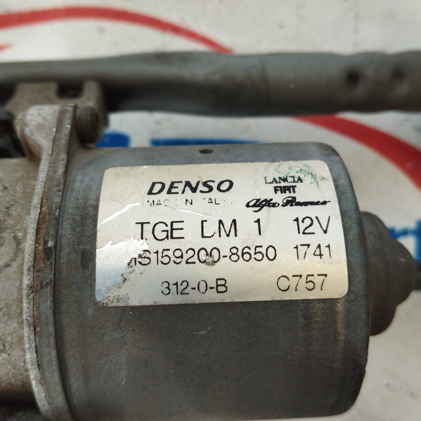 Motorino tergicristallo anteriore Fiat 500 2010 cod. Ms159200-8650  4filie ecoAG2811