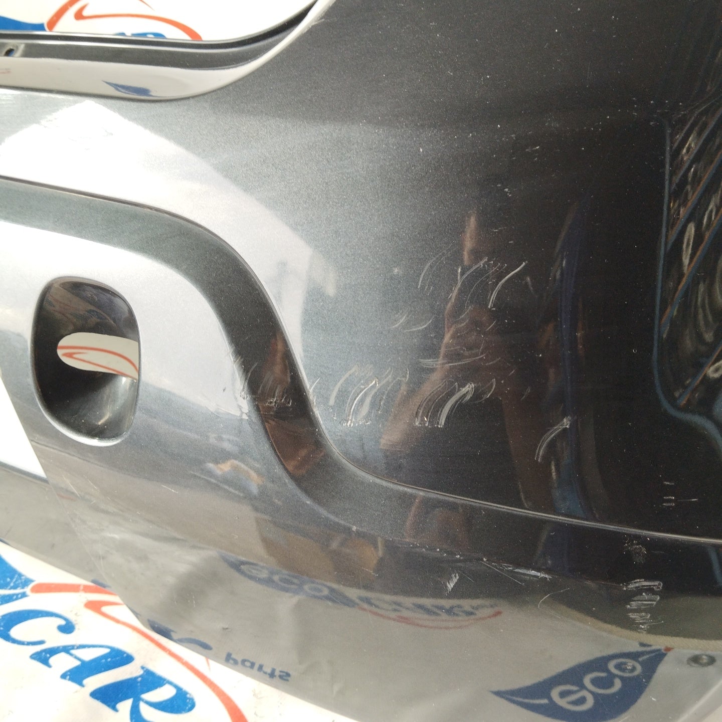 Rear bumper gunmetal gray Dacia Sandero 2010 ecoAG2824