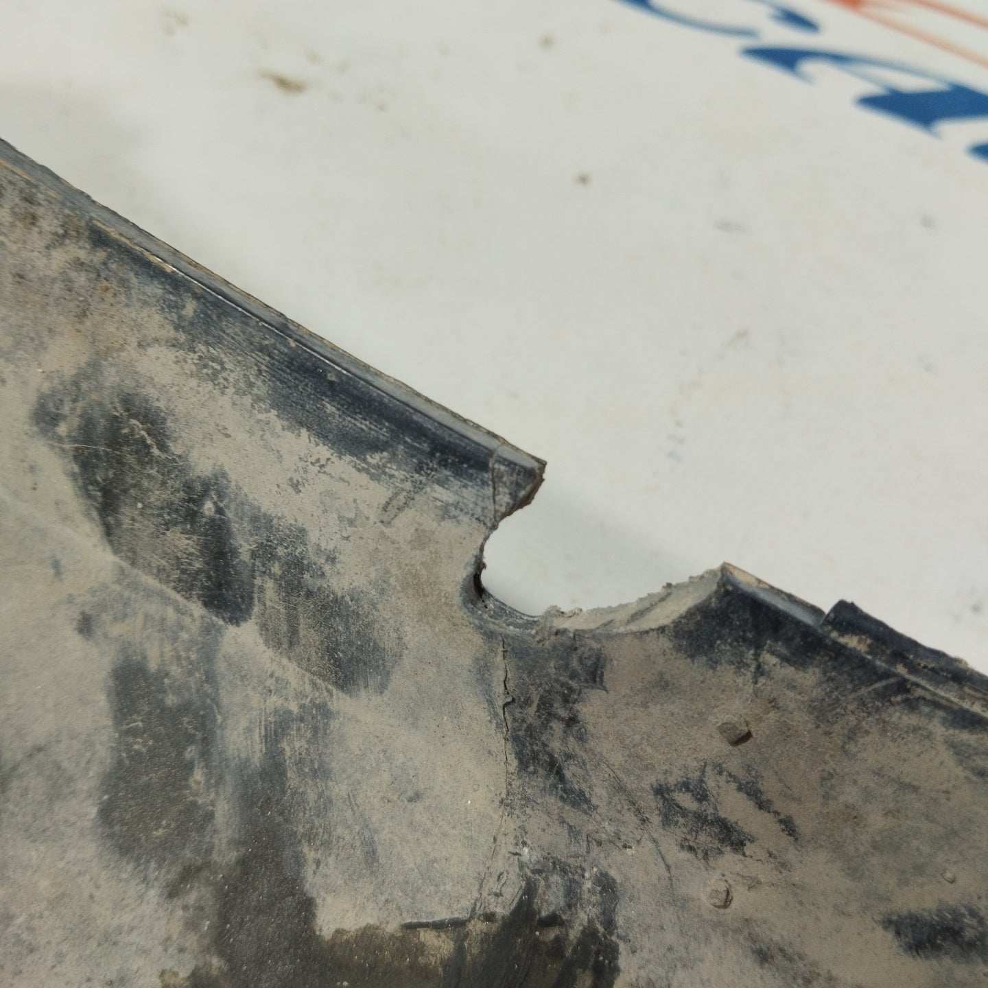 Rear bumper gunmetal gray Dacia Sandero 2010 ecoAG2824