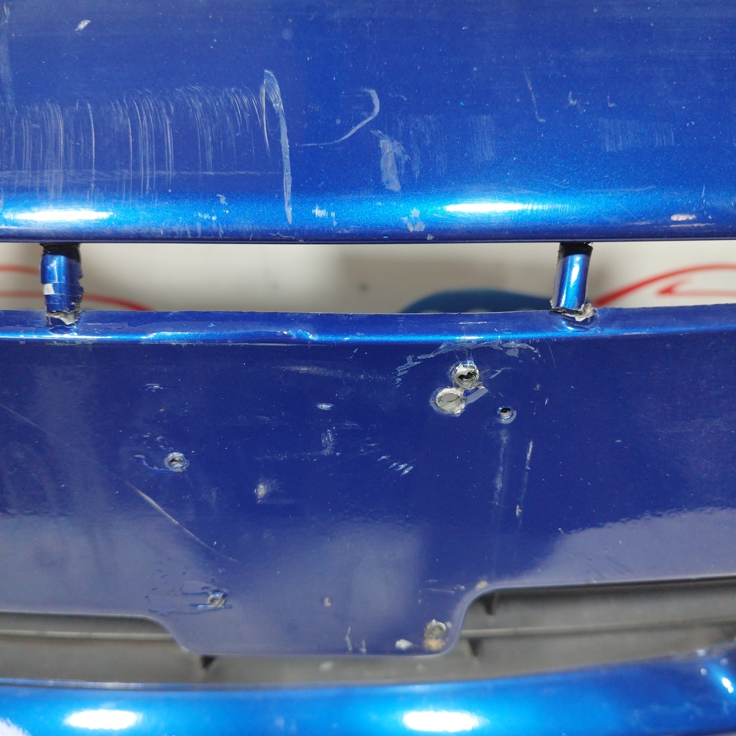 Blue front bumper Fiat Panda 2008 ecoAC5178