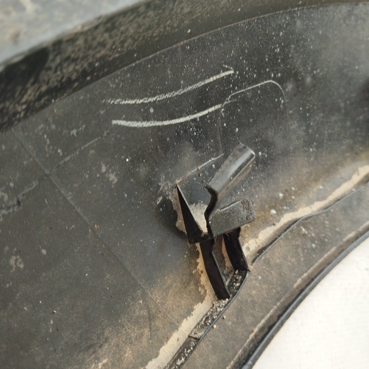 Modanatura parafango posteriore dx nero plastica Mini Cooper R50 ecoAG2829