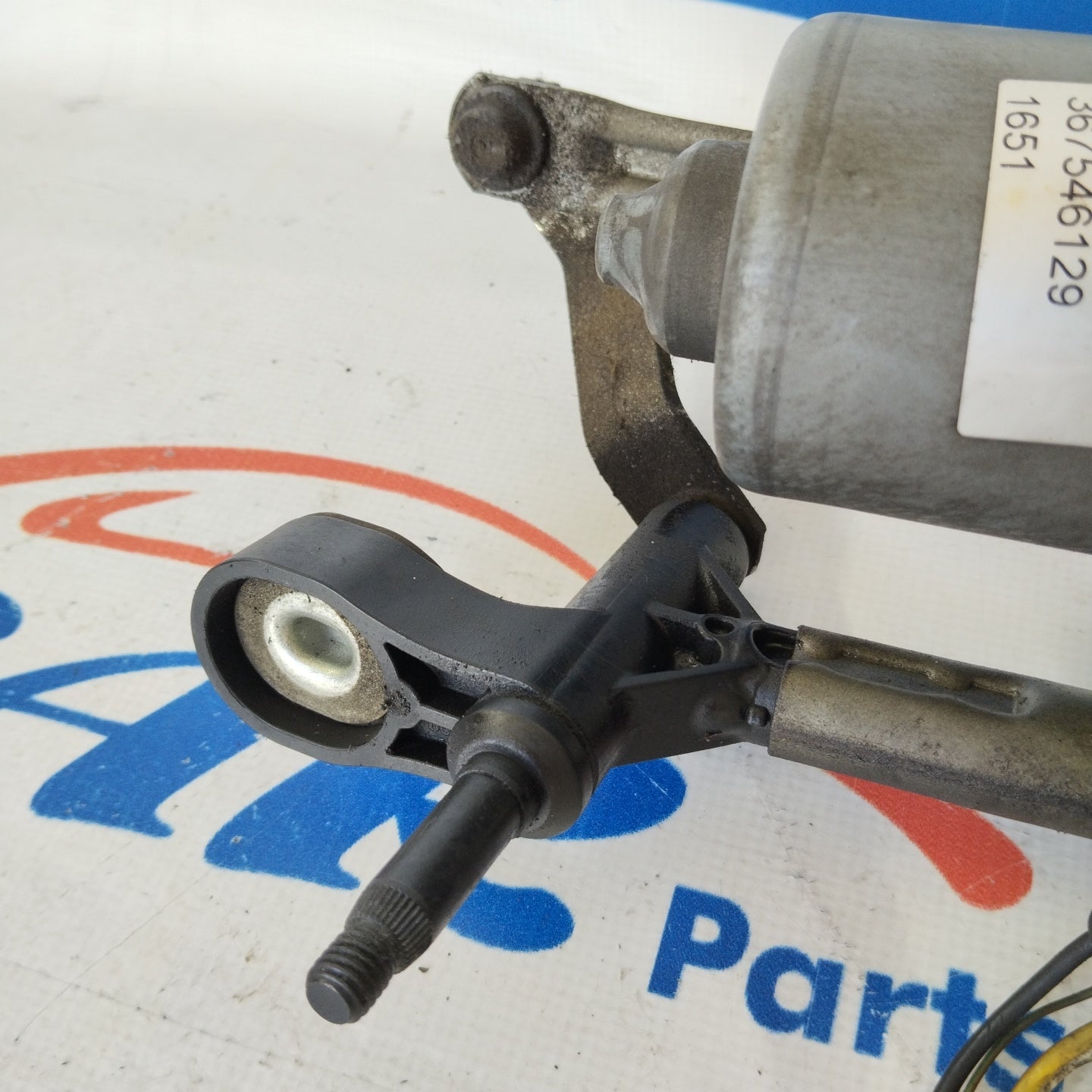 Front windshield wiper motor Opel Corsa D 2008 Cod. 13182340 4 wires ecoAG2836