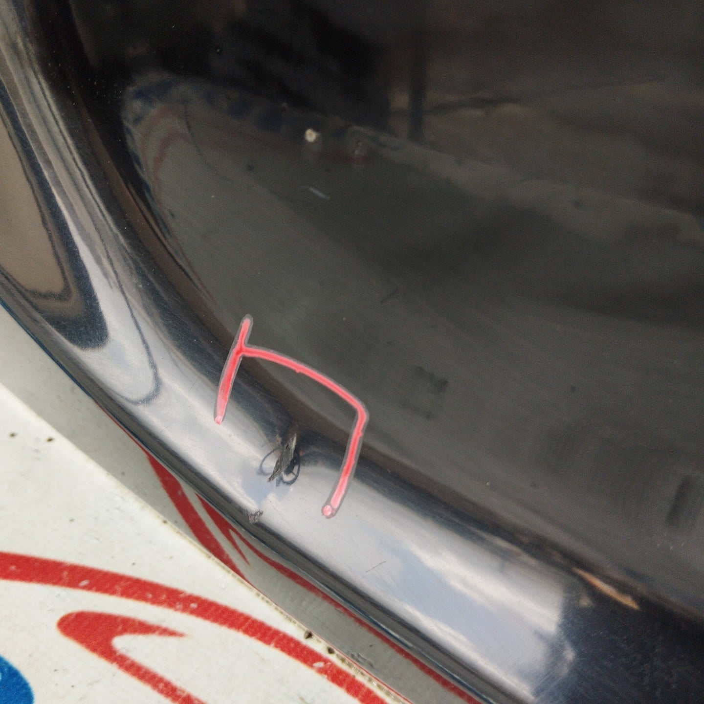 Schwarze Heckklappe BMW 3er SW 2007 ecoAG2858