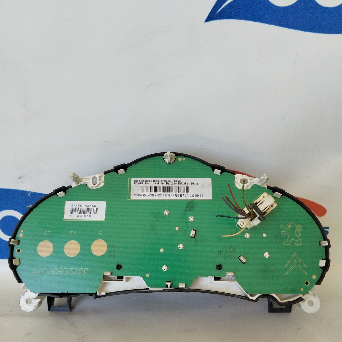 Instrument cluster DS3 1.4 HDI 2012 Cod. 96784967 ecoAG2860