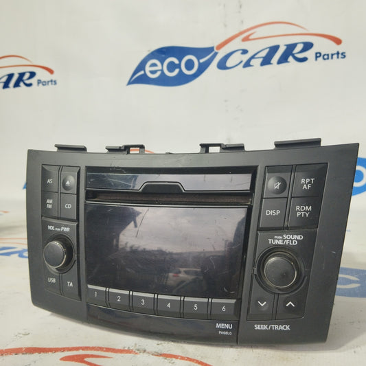 Suzuki Swift 2012 car radio code: 39101-68l00-hvw ecoAG2944