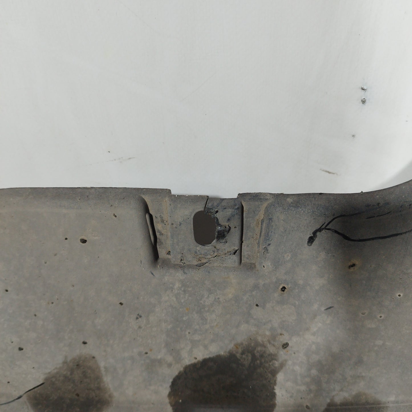 Paraurti posteriore grigio argento Fiat Punto Evo Lounge 2013 ecoAC5326