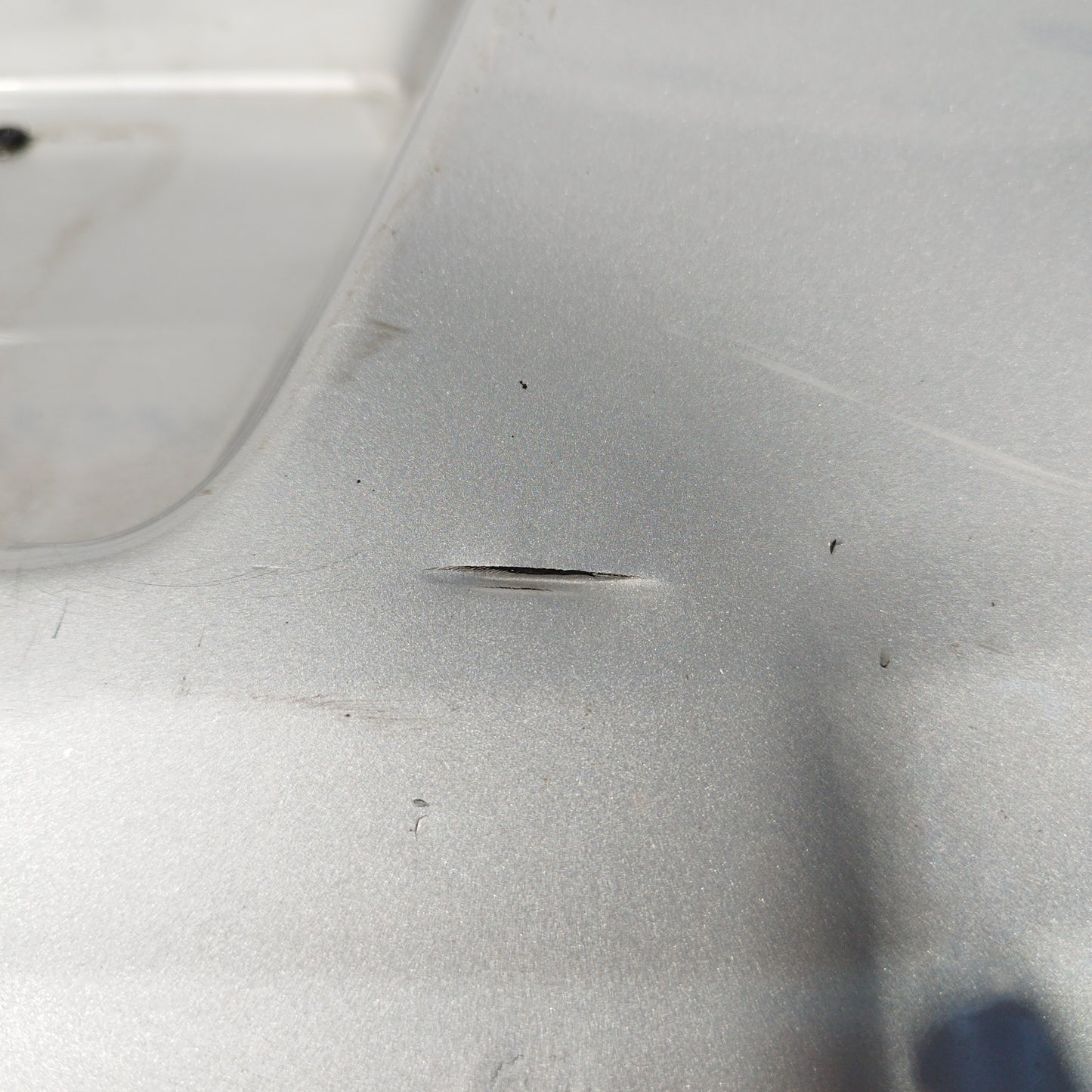 Paraurti posteriore grigio argento Fiat Punto Evo Lounge 2013 ecoAC5326