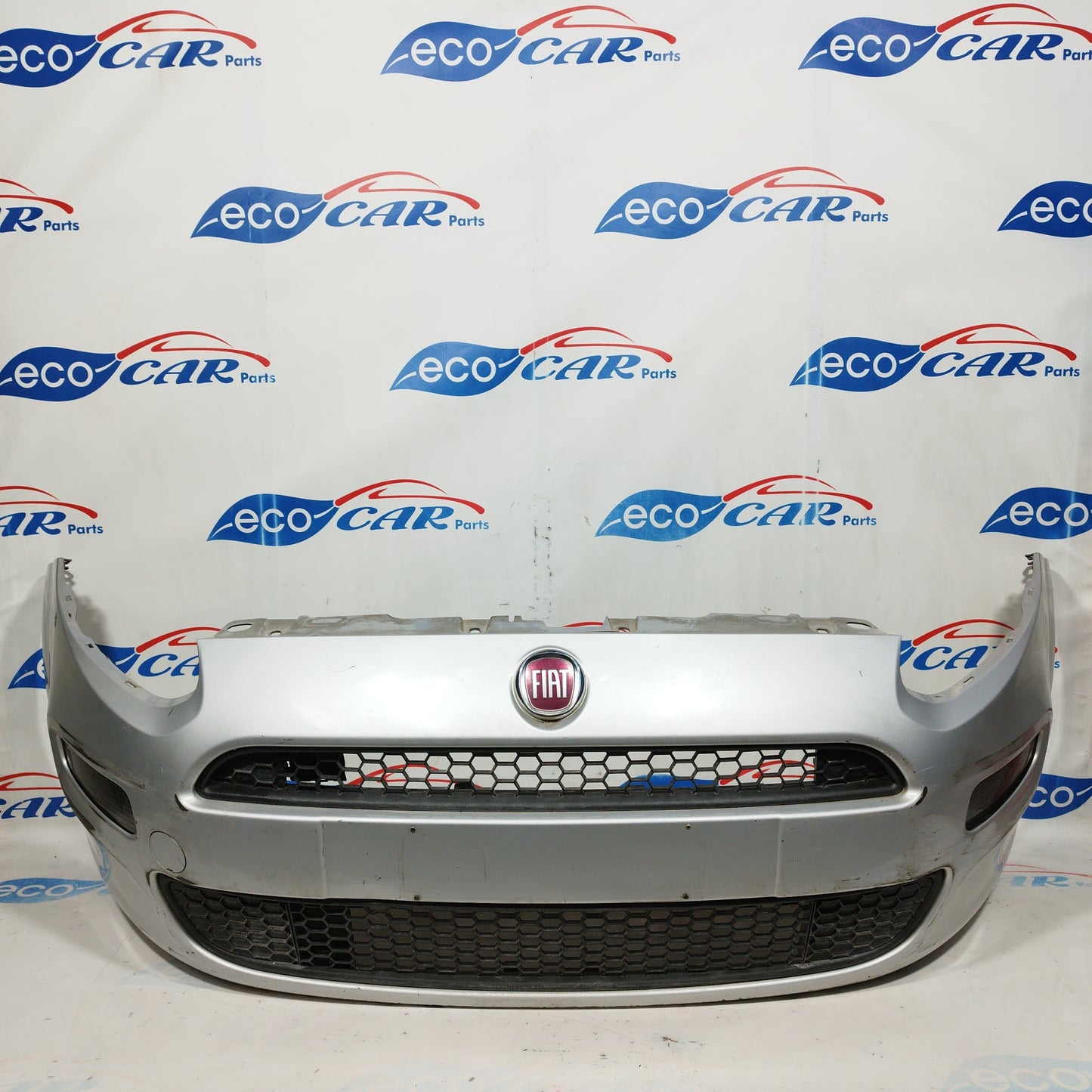 Silver gray front bumper Fiat Punto Evo Lounge 2013 ecoAC5328