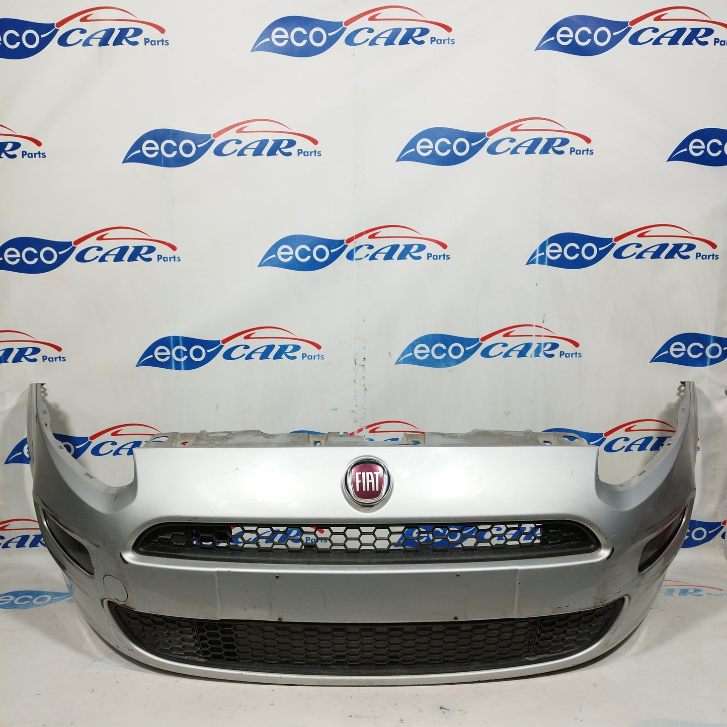 Silver gray front bumper Fiat Punto Evo Lounge 2013 ecoAC5328