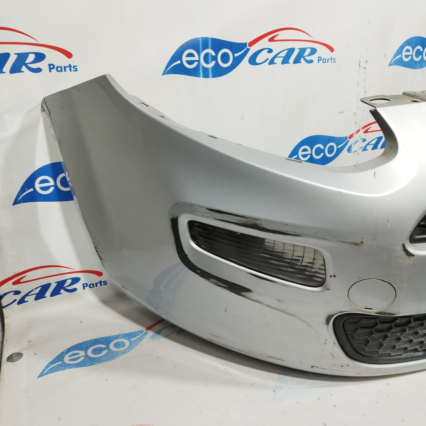 Silver gray front bumper Fiat Punto Evo Lounge 2013 ecoAC5328