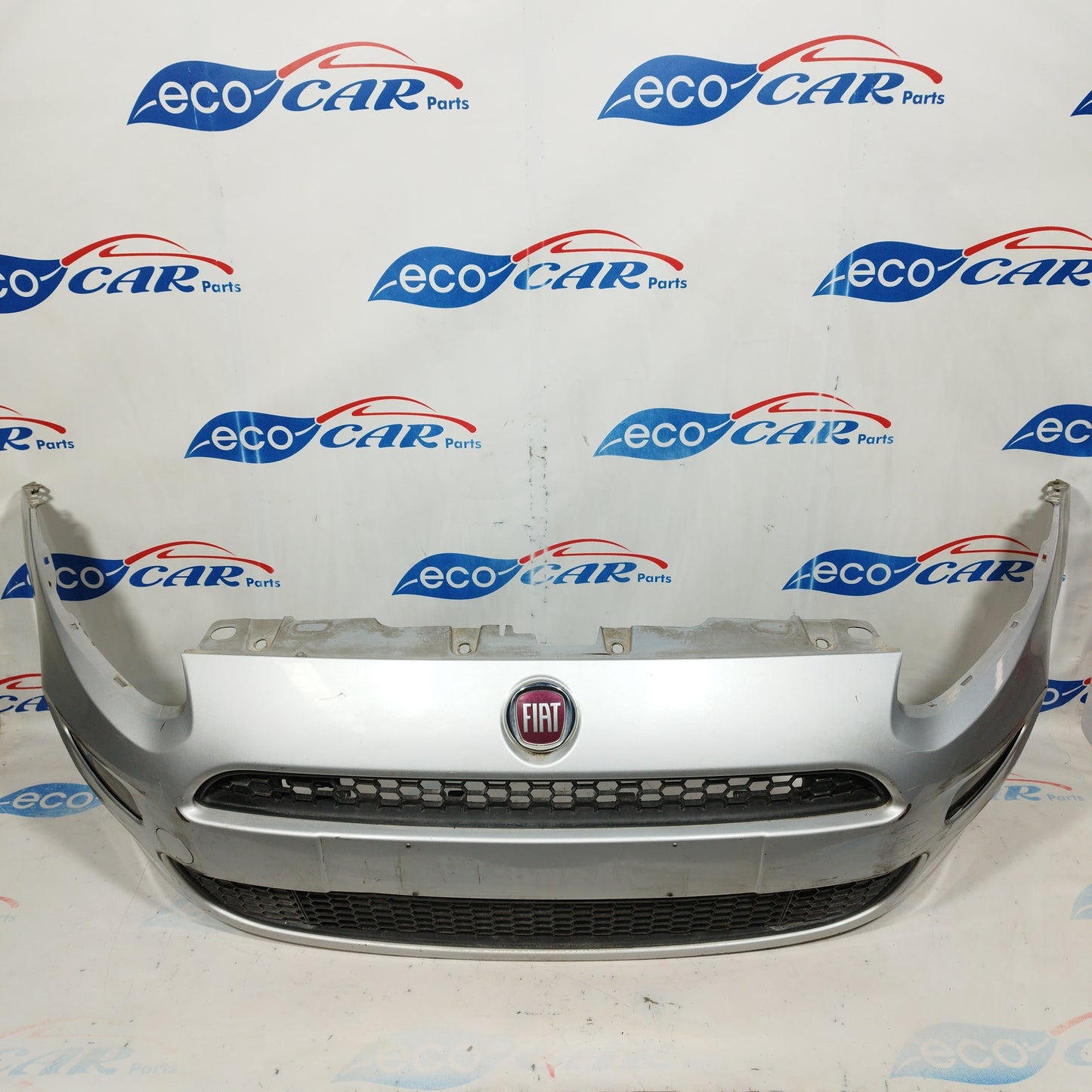 Silver gray front bumper Fiat Punto Evo Lounge 2013 ecoAC5328